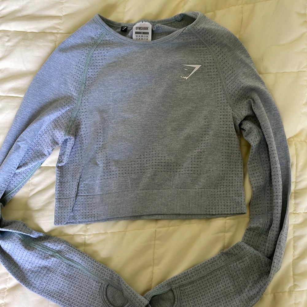 GYMSHARK Vital Seamless Long Sleeve Crop Top